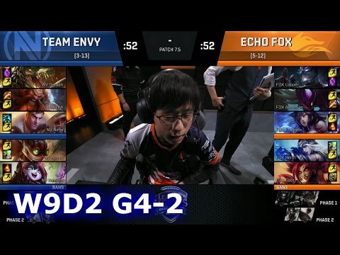 Echo Fox vs Team EnVyUs Game 2 | S7 NA LCS Spring 2017 Week 9 Day 2 | FOX vs NV G2 W9D2