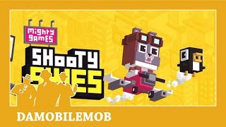 Shooty Skies Crossy Road Sequel by Mighty Games (iOS Gameplay Review)