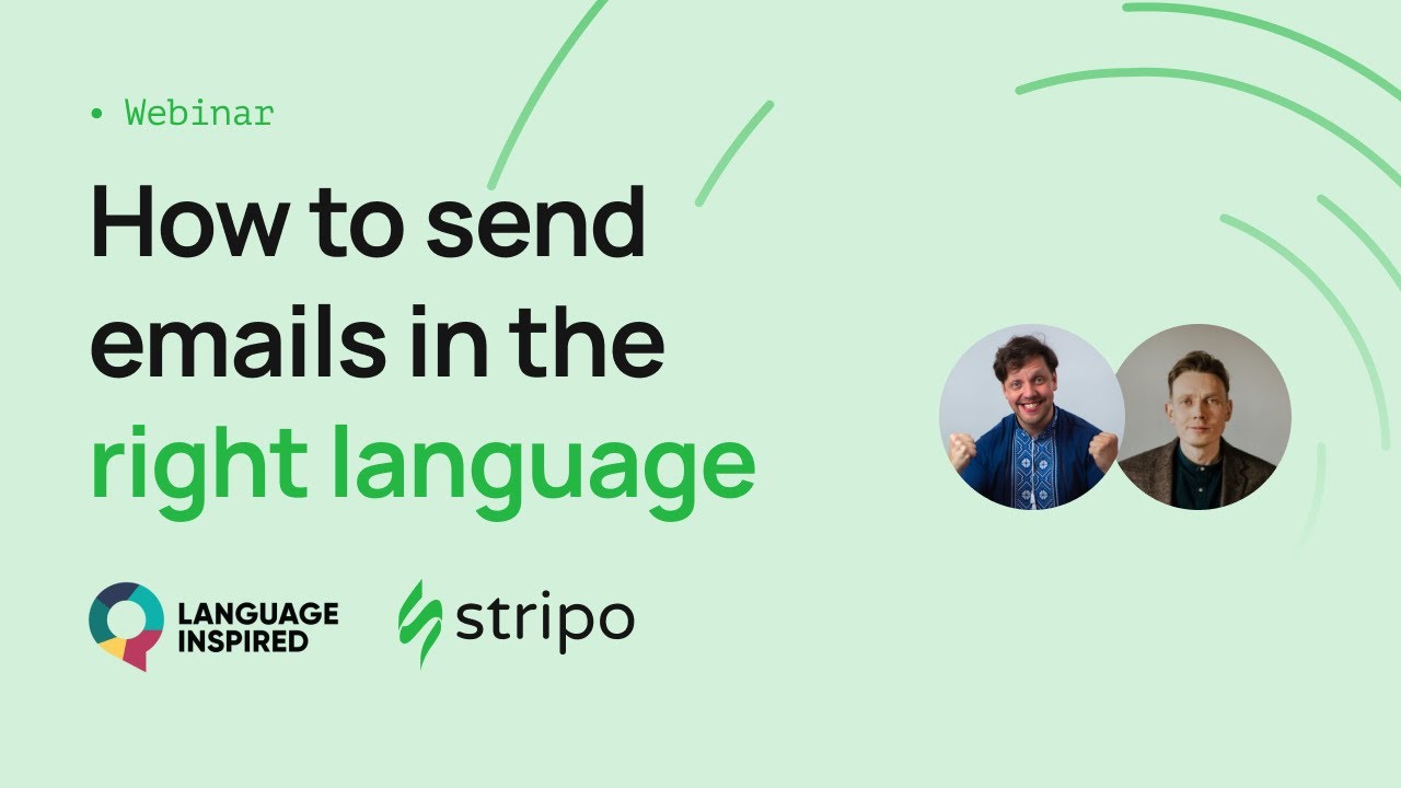 Email localization: How to send emails in the right language