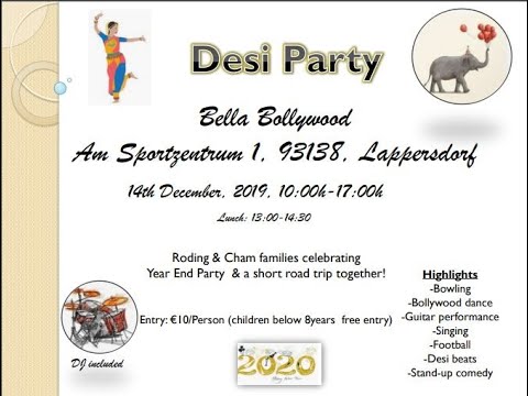 Rodinger's year end Party | get-together | Indians | Roding | Germany