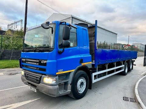 MX12 OGN - DAF CF75 310 10 Tyre Rear Lift Dropside | Law Truck Centre UK
