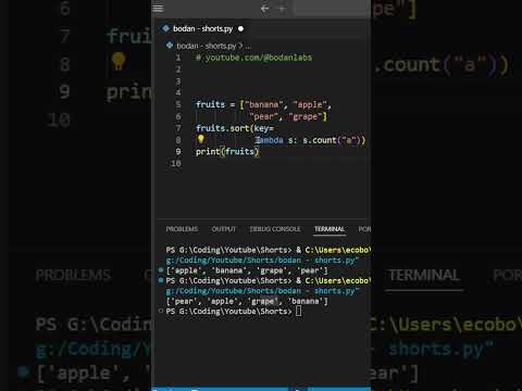 Python sort() Is More Powerful Than You Think! 🤯 Key & Lambda Tricks