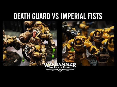Watch Out For That Knight! - Death Guard vs. Imperial Fists Horus Heresy 3.0 Animated Battle Report