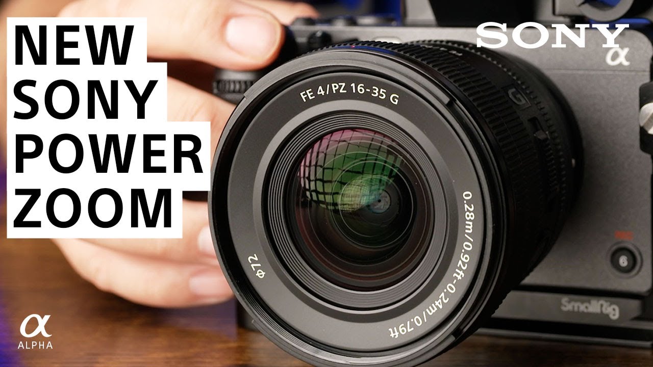 カメラ レンズ(ズーム) Sony SELP1635G FE PZ 16-35mm F4 G Full Frame Wide Angle Power Zoom 