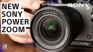 Video 0 of Product Sony FE PZ 16-35mm F4 G Full-Frame Lens (SELP1635G, 2022)