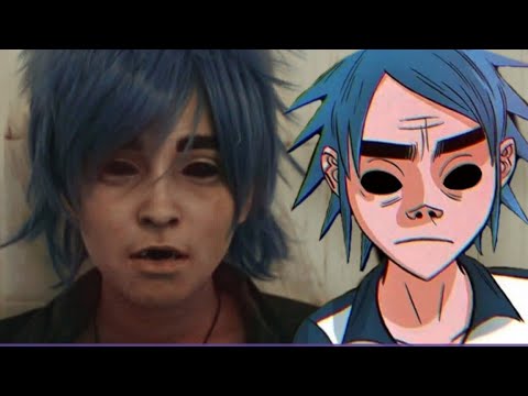GORILLAZ: 2D Makeup Transformation Tutorial
