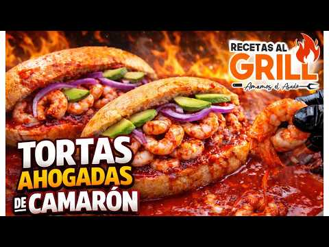 Cómo Hacer Tortas Ahogadas de Camarón Estilo Jalisco 🌶️ Receta Fácil y Deliciosa