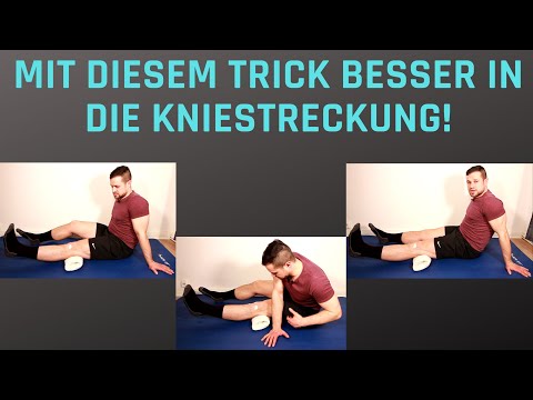 ACL tear, extension deficit - a trick for knee extension