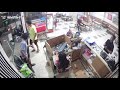 Cashier Appears Unfazed As Motorcycle Crashes Into Indonesian Cafe