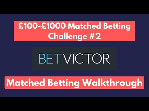 MATCHED BETTING TUTORIAL - £100 - £1000 Challenge #2