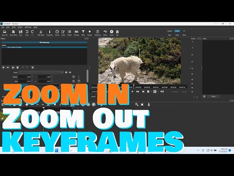 Zoom In, Zoom Out  (Shotcut Keyframes 2023)