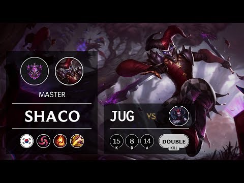 Shaco Jungle vs Elise - KR Master Patch 9.21