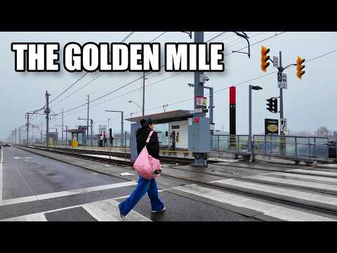 The Golden Mile along the Crosstown | Toronto Walk (March 2026)
