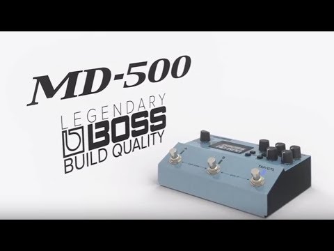 BOSS MD-500 Modulation Pedal with 12 Modes, 28 Modulation Types, and 297 Onboard Patch Memories