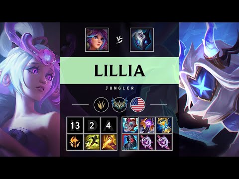 Lillia Jungle vs Kindred - NA Challenger Patch 25.04