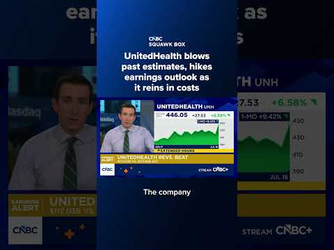 UnitedHealth blows past estimates, hikes earnings outlook as it reins in costs