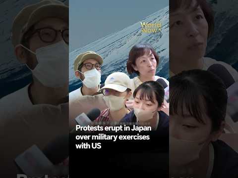 Protests erupt in Japan over military exercises with US