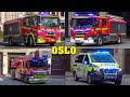 OSLO FIRE RESCUE Fire Trucks Responding From STATION 1 9 Police EMS Units Responding
