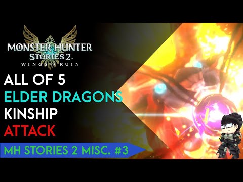 Kinship Attack All of 5 Elder Dragons | MH Stories 2