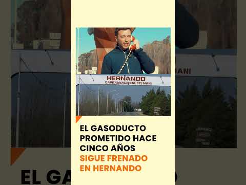 El gasoducto prometido hace cinco años sigue frenado en Hernando
