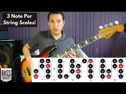 3 Note Per String Scale Patterns On Bass (Expand Your Creativity!)