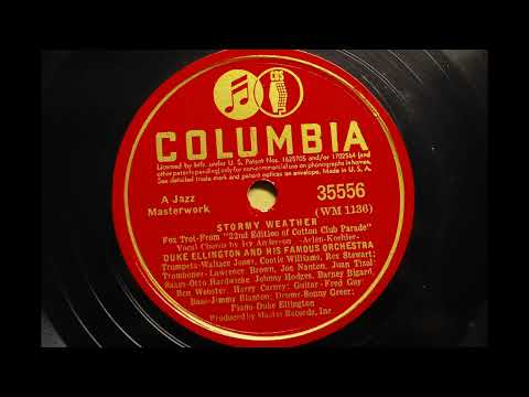 DUKE ELLINGTON AND HIS FAMOUS ORCHESTRA { STORMY WEATHER } 1940.