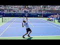 Roger Federer Serve Slow Motion in Court Level View - Ultimate ATP Serve Technique