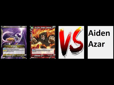 Dragon Ball Super TCG: Frieza Red Burn (Aiden Azar) Mod Deck Gameplay By Kung Fu