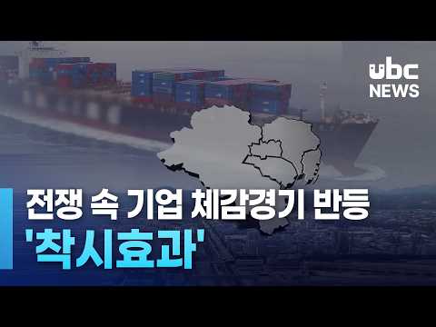 전쟁 속 기업 체감경기 반등.. '착시효과'