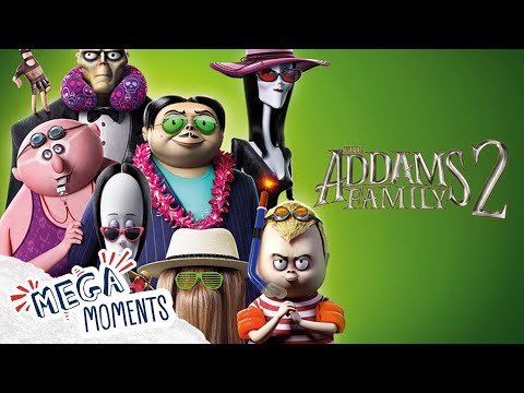 Family Road Trip! 🎃 | The Addams Family 2 | Movie Moments | Mega Moments