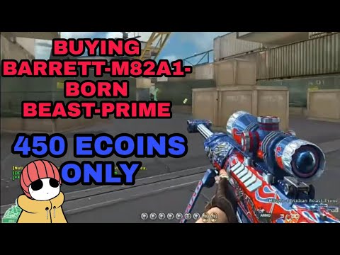 BUYING BARRETT-M82A1-BORN BEAST-PRIME 450 ECOINS ONLY!! l (CFPH) l B_HAYRO