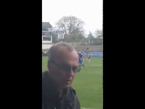 Plymouth vs Hartlepool (5-0) singing & final whistle