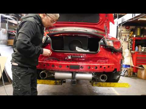 2016 Subaru BRZ Stealth EcoHitch Trailer Hitch Installation