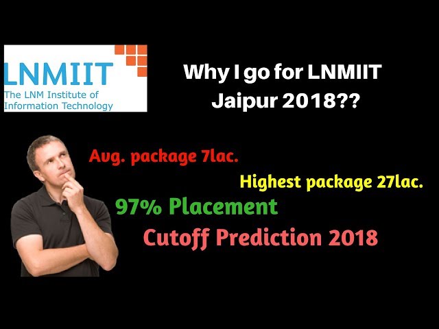 L N M Institute of Information Technology Jaipur видео №1