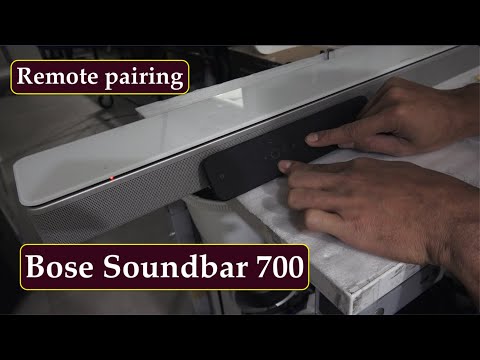 How to pair universal remote on soundbar 700
