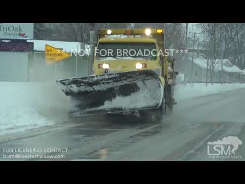 01-13-2019 Macomb, IL - Historic Winter Storm Cleanup, Bad Roads