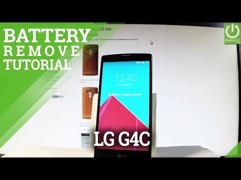 How to Remove Battery in LG G4c - Force Restart / Open Back Cover