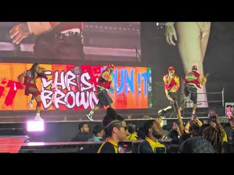 Chris Brown Run It- Breezy Bowl Intro Washington DC