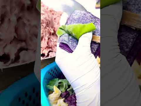 “Traditional Chinese Wonton Wrappers: A Healthy, Vibrant Twist”#food #chinesefood #shorts