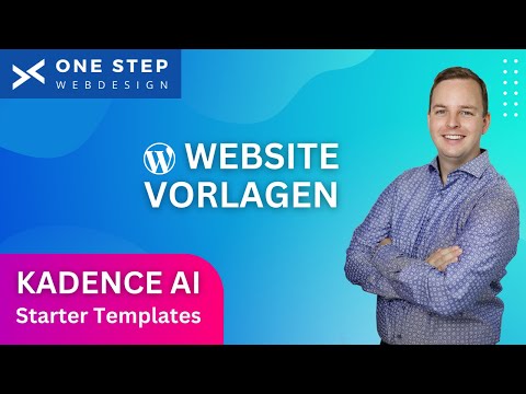 Wordpress Website Vorlagen - Kadence AI Starter Templates