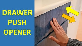 How to install push opening system for drawers