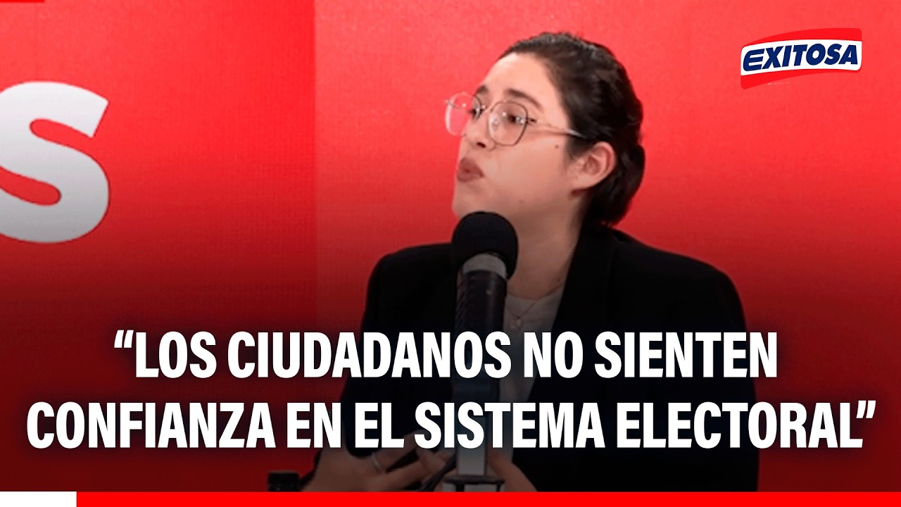 🔴🔵 Ciudadanía ha perdido la confianza en el sistema electoral, señala politóloga