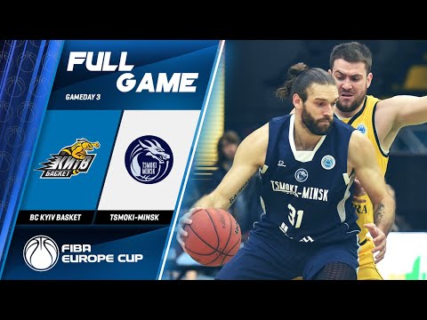 BC Kyiv Basket v Tsmoki-Minsk - Full Game - FIBA Europe Cup 2019-20