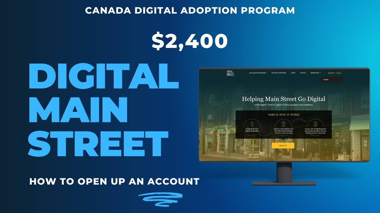 Part 1 | Creating an Account on Digital Main Street for the CDAP Grant | Step-by-Step Guide