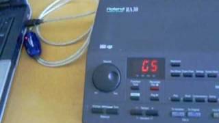 "Step into a dream" - on Roland RA-30