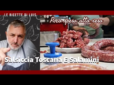 come fare Salsiccia e salame da un Norcino Toscano