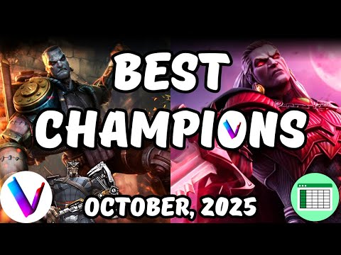 Best Champions Ranked - Vega's Tier List & Spreadsheet October: Dracula, Frankencastle MCoC