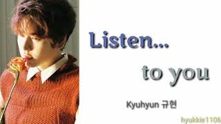 Download lagu Kyuhyun 규현 - Listen To You || [Rom/Indosub] mp3