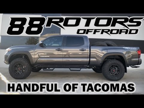 3RD GEN TOYOTA TACOMA FOX LIFT, FUEL COVERT WHEELS, TRD PRO