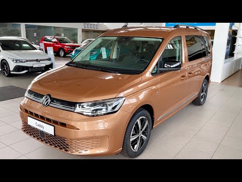 Neuer VOLKSWAGEN Caddy Maxi 2022 - LED Lichter & Blinker Details (Style Paket)